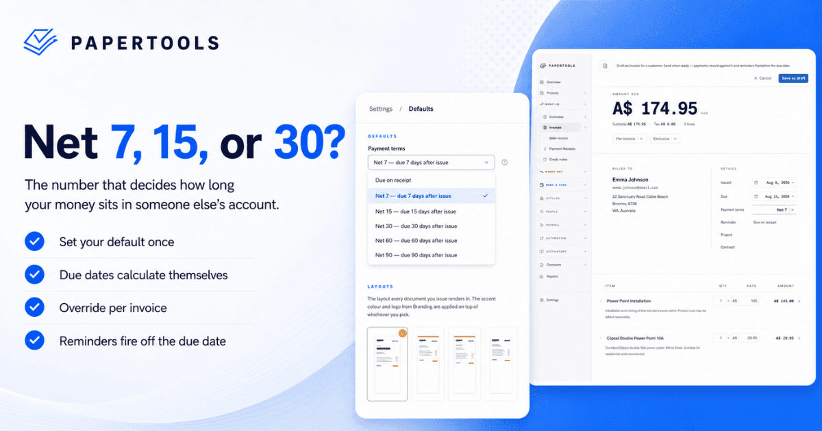 Invoice Payment Terms: Should You Use Net 7, 15, or 30?