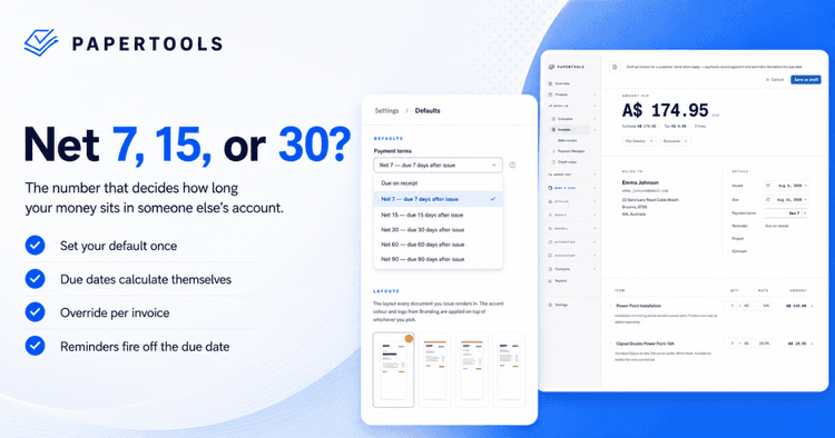 Invoice Payment Terms: Should You Use Net 7, 15, or 30?